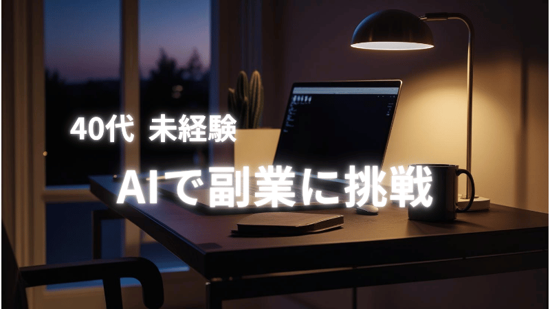 夜にパソコン